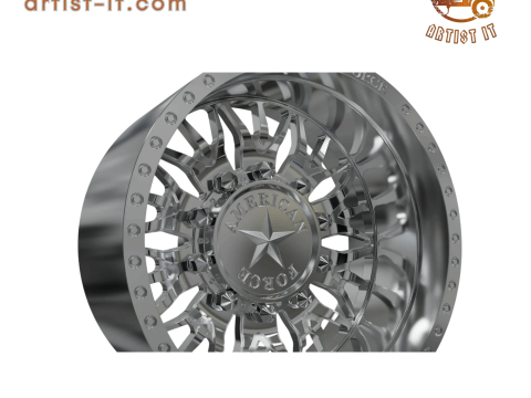 REAR AMERICAN FORCE J02 THUNDER DRW 3D प्रिंट मॉडल