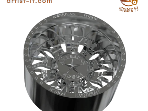 REAR AMERICAN FORCE J02 THUNDER DRW 3D प्रिंट मॉडल