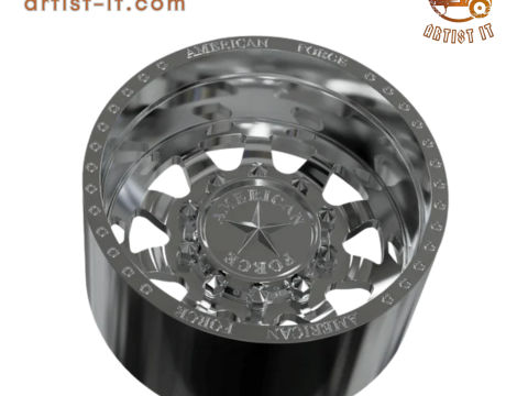 REAR AMERICAN FORCE J04 BLOCK DRW 3D Принт Модель