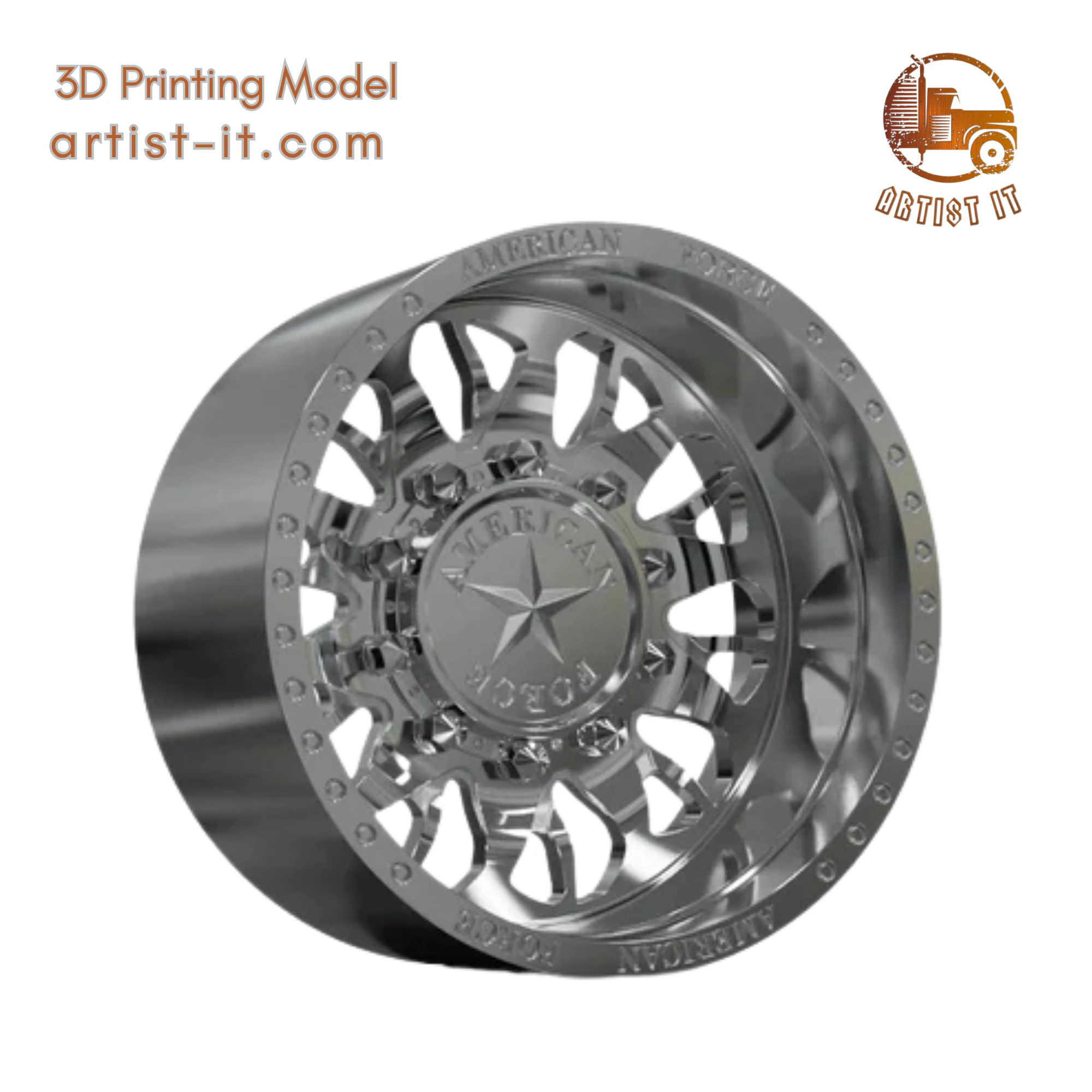 REAR AMERICAN FORCE N10 COMMANDER DRW 3D Print Model .c4d .max .obj .3ds .fbx .stl .blend 