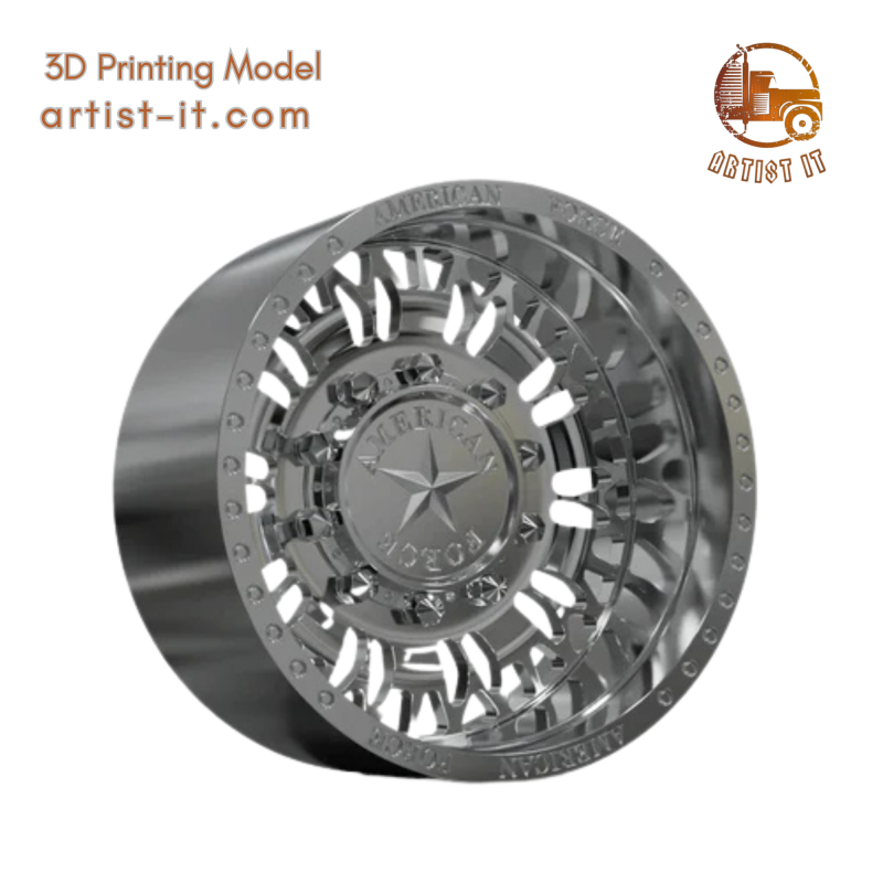 REAR AMERICAN FORCE N16 SHOVE DRW 3D Print Model .c4d .max .obj .3ds .fbx .stl .blend 