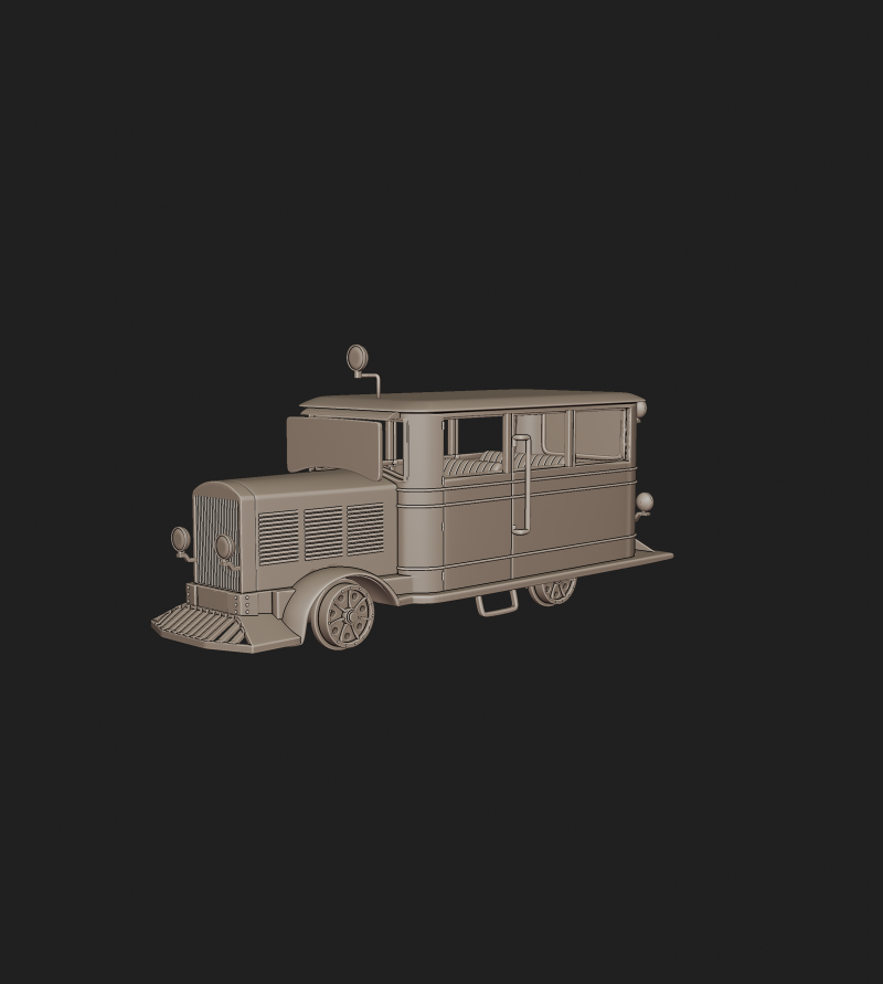 BUDA 619 RAIL 3D PRINT MODEL 3D Baskı Modeli .c4d .max .obj .3ds .fbx .stl .blend
