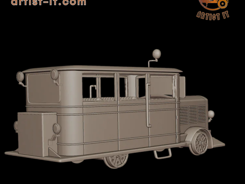 BUDA 619 RAIL 3D PRINT MODEL 3D Print Model