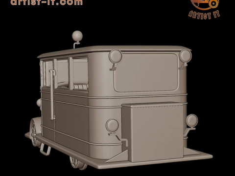 BUDA 619 RAIL 3D PRINT MODEL 3D Print Model