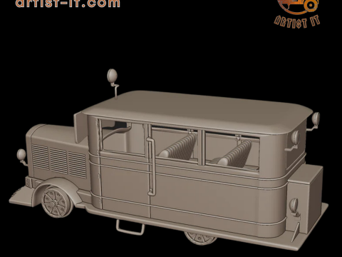 BUDA 619 RAIL 3D PRINT MODEL 3D Print Model