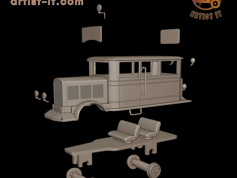 BUDA 619 RAIL 3D PRINT MODEL 3D Print Model