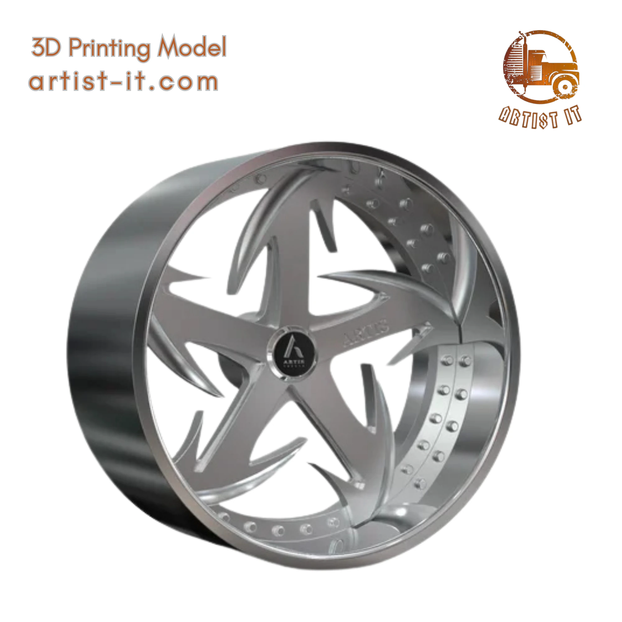 ARTIS ATHENS WHEEL 3D Print Model .c4d .max .obj .3ds .fbx .stl .blend