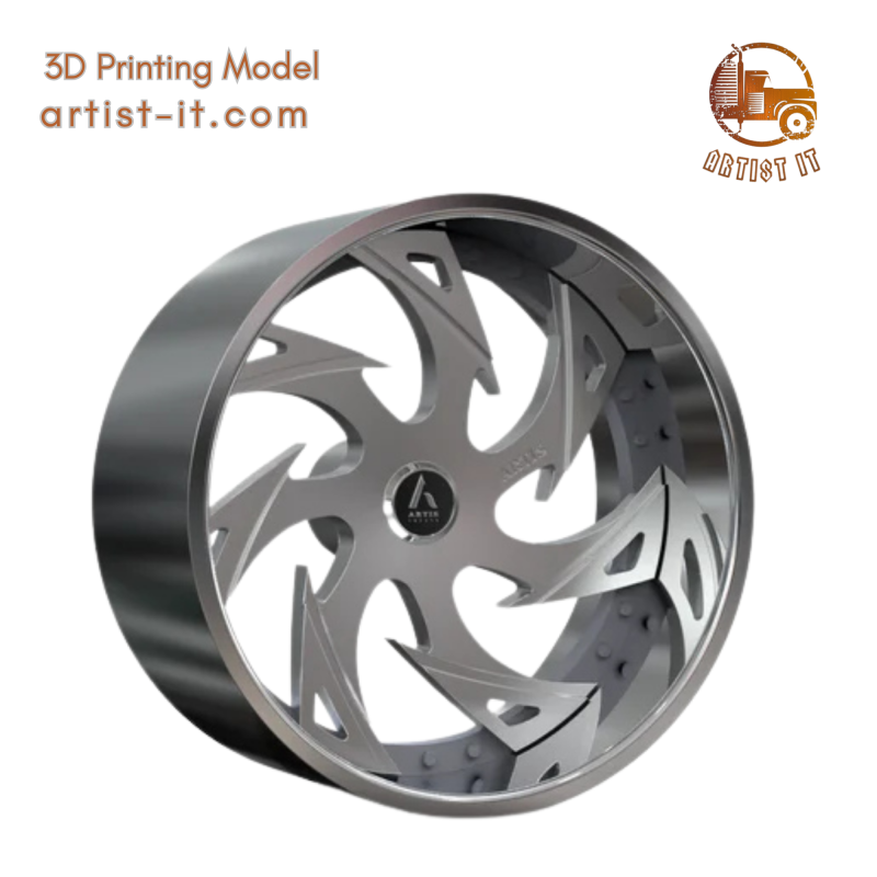 ARTIS ATOMIC WHEEL 3D Принт Модель .c4d .max .obj .3ds .fbx .stl .blend