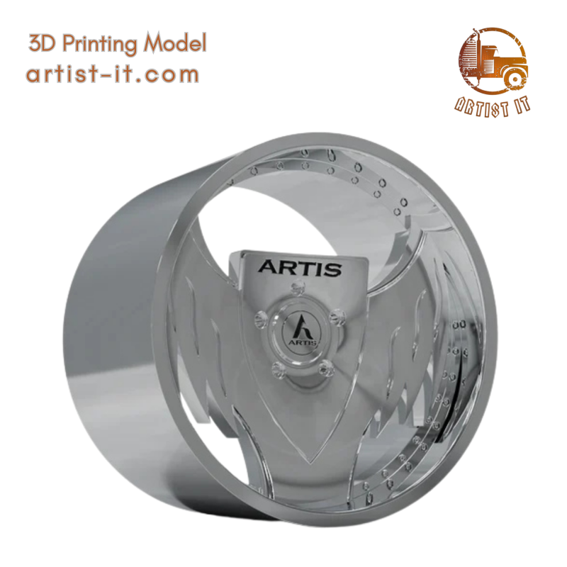 ARTIS BATMAN WHEEL 3D Print Model .c4d .max .obj .3ds .fbx .stl .blend