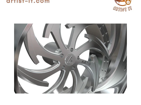 ARTIS DAGGER WHEEL 3D Print Model