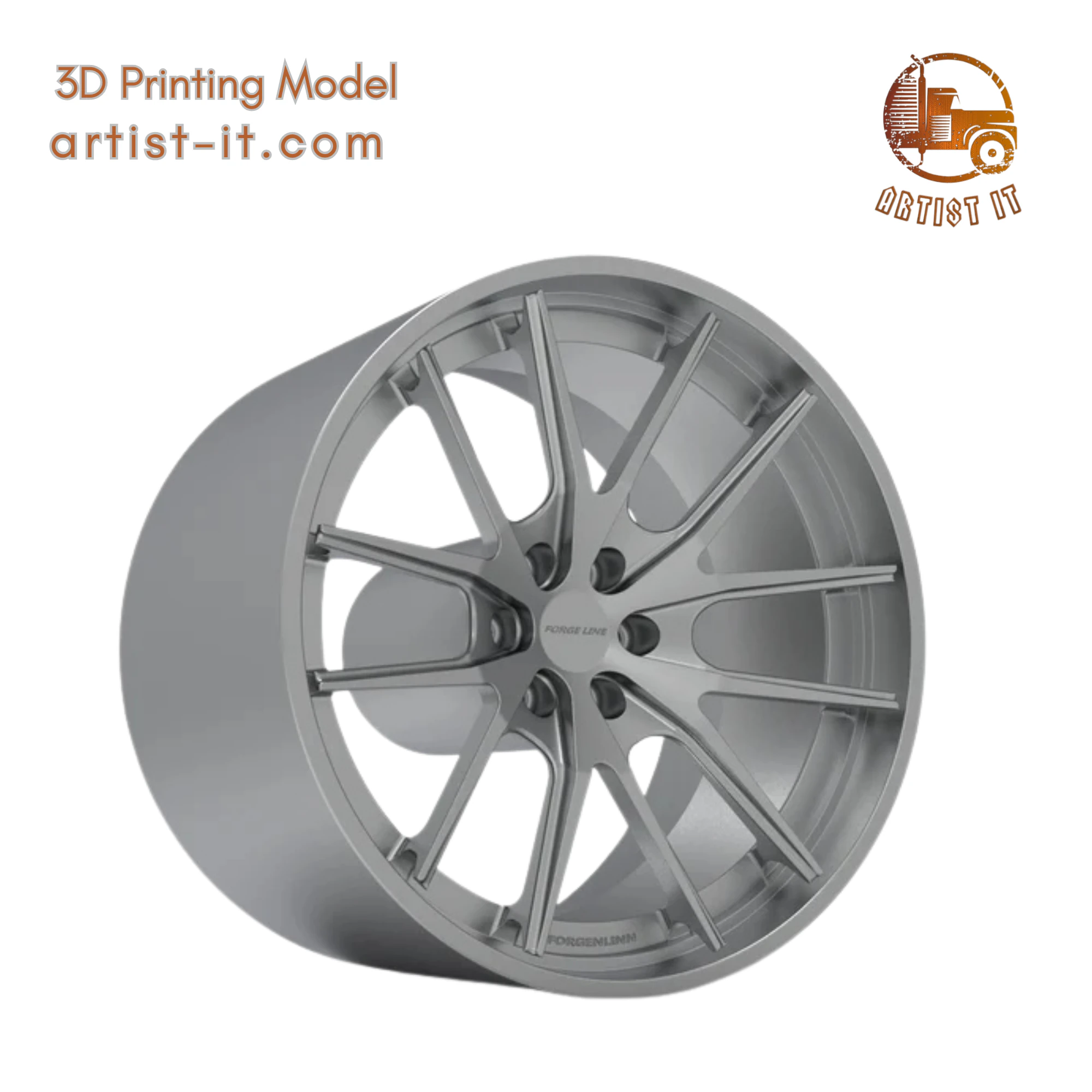 FORGELINE AL301 WHEEL 3D PRINT MODEL 3D Print Model .c4d .max .obj .3ds .fbx .stl .blend 