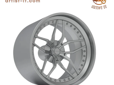 FORGELINE AL304 车轮 3D 打印模型 3D 打印模型