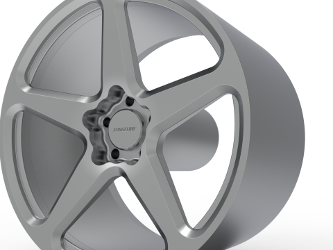 FORGELINE CF1 OPEN LUG WHEEL 3D PRINT MODEL 3D Print Model