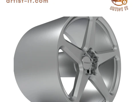 FORGELINE CF1 OPEN LUG WHEEL 3D PRINT MODEL 3D Print Model