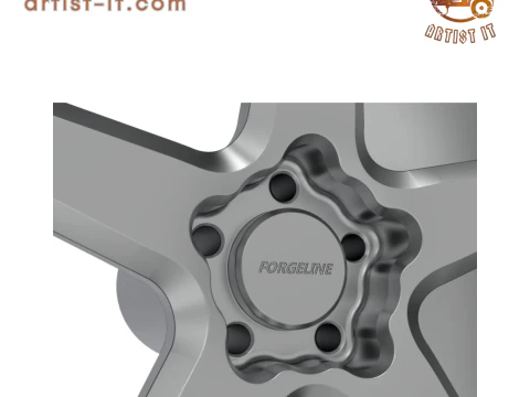 FORGELINE CF1 OPEN LUG WHEEL 3D PRINT MODEL 3D Print Model