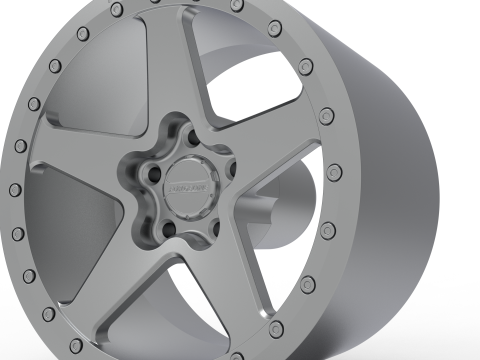 FORGELINE CF1R BEADLOCK WHEEL 3D PRINT MODEL 3D Print Model