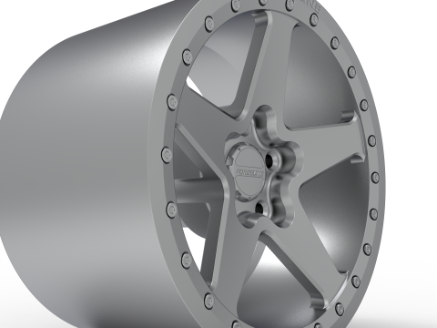 FORGELINE CF1R BEADLOCK WHEEL 3D PRINT MODEL 3D Print Model