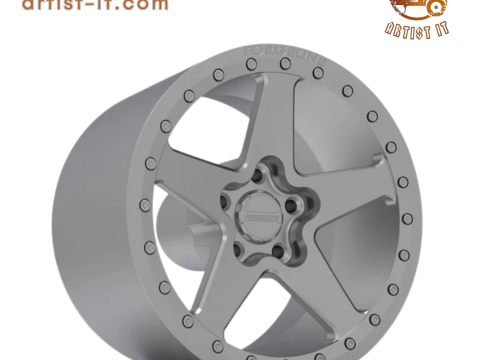 FORGELINE CF1R BEADLOCK WHEEL 3D PRINT MODEL 3D Print Model