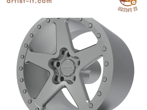 FORGELINE CF1R BEADLOCK WHEEL 3D PRINT MODEL 3D Print Model