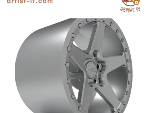 FORGELINE CF1R BEADLOCK WHEEL 3D PRINT MODEL 3D Print Model