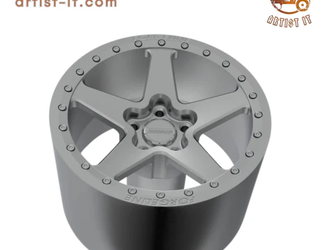 FORGELINE CF1R BEADLOCK WHEEL 3D PRINT MODEL 3D Print Model