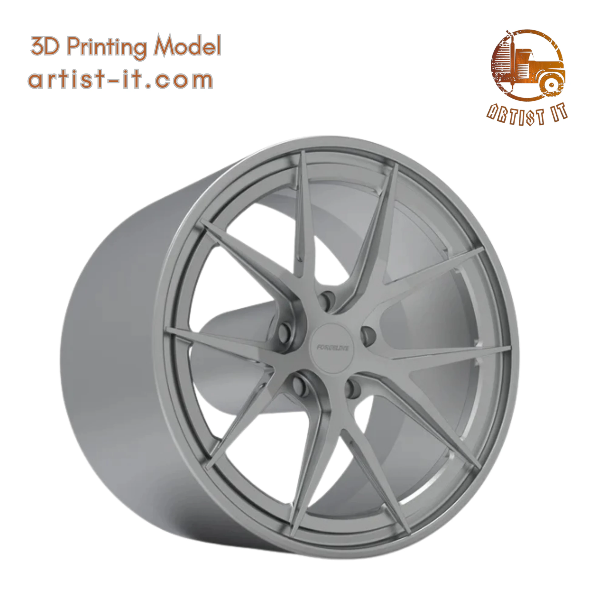 FORGELINE CF201 WHEEL 3D PRINT MODEL 3D Print Model .c4d .max .obj .3ds .fbx .stl .blend