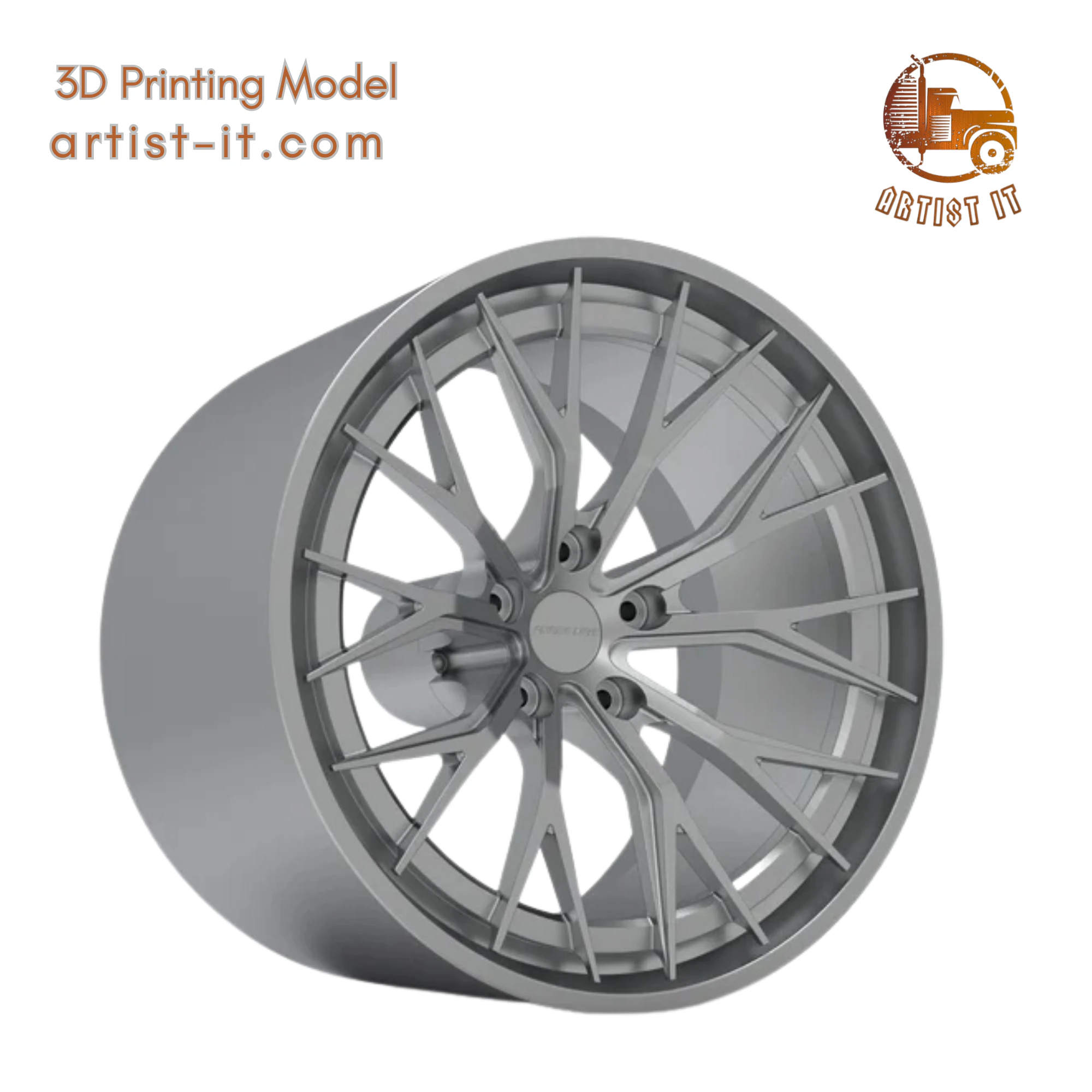 FORGELINE CF203 WHEEL 3D PRINT MODEL 3D Print Model .c4d .max .obj .3ds .fbx .stl .blend 