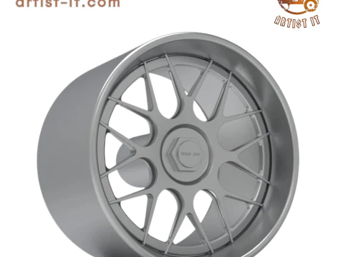FORGELINE DE3C WKLEPŁY MODEL KOŁA v2 DO DRUKU 3D Model do druku 3D
