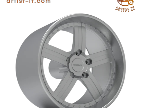 FORGELINE FS3P WHEEL 3D PRINT MODEL 3D Print Model