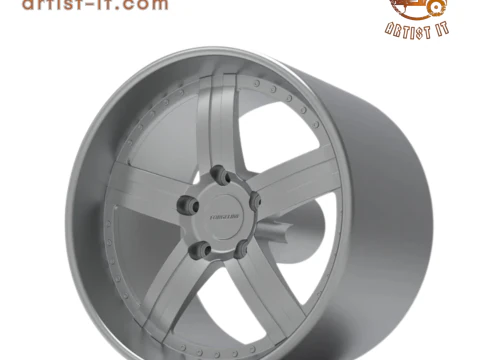 FORGELINE FS3P WHEEL 3D PRINT MODEL 3D Print Model