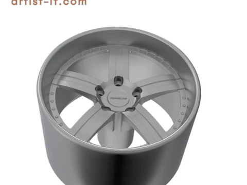 FORGELINE FS3P WHEEL 3D PRINT MODEL 3D Print Model