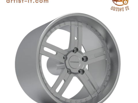 FORGELINE FS3P v2 WHEEL 3D PRINT MODEL 3D Print Model