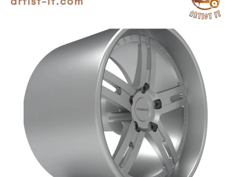 FORGELINE FS3P v2 WHEEL 3D PRINT MODEL 3D Print Model