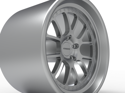 FORGELINE VR3P v2 WHEEL 3D PRINT MODEL 3D Print Model