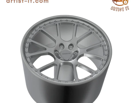 FORGELINE VR3P v3 WHEEL 3D PRINT MODEL 3D Print Model