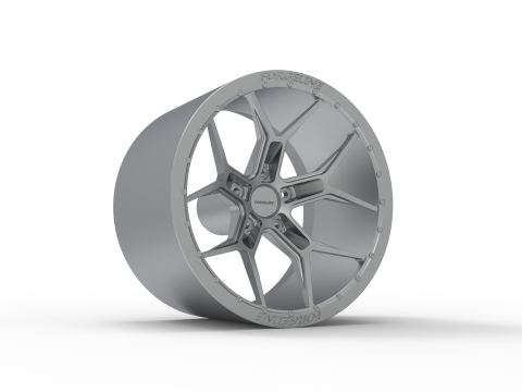 FORGELINE VV1R BEADLOCK WHEEL 3D PRINT MODEL 3D Print Model