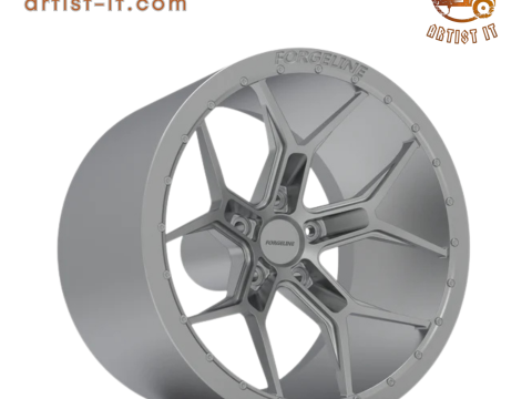 FORGELINE VV1R BEADLOCK WHEEL 3D PRINT MODEL 3D Print Model