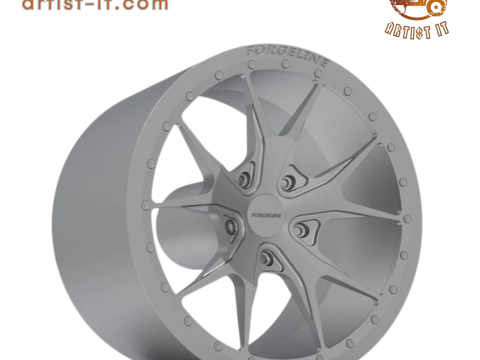 FORGELINE VX1R BEADLOCK WHEEL 3D PRINT MODEL 3D Print Model