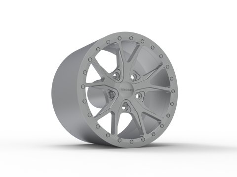 FORGELINE VX1R BEADLOCK v1 WHEEL 3D PRINT MODEL 3D Print Model