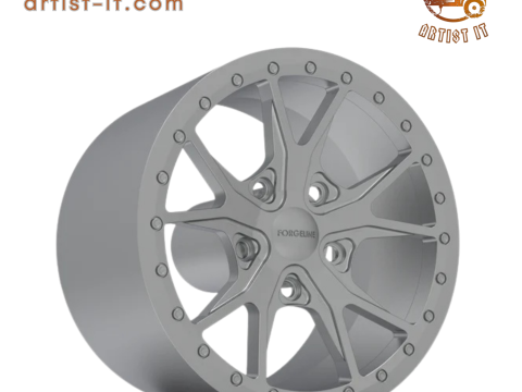 FORGELINE VX1R BEADLOCK v1 WHEEL 3D PRINT MODEL 3D Print Model