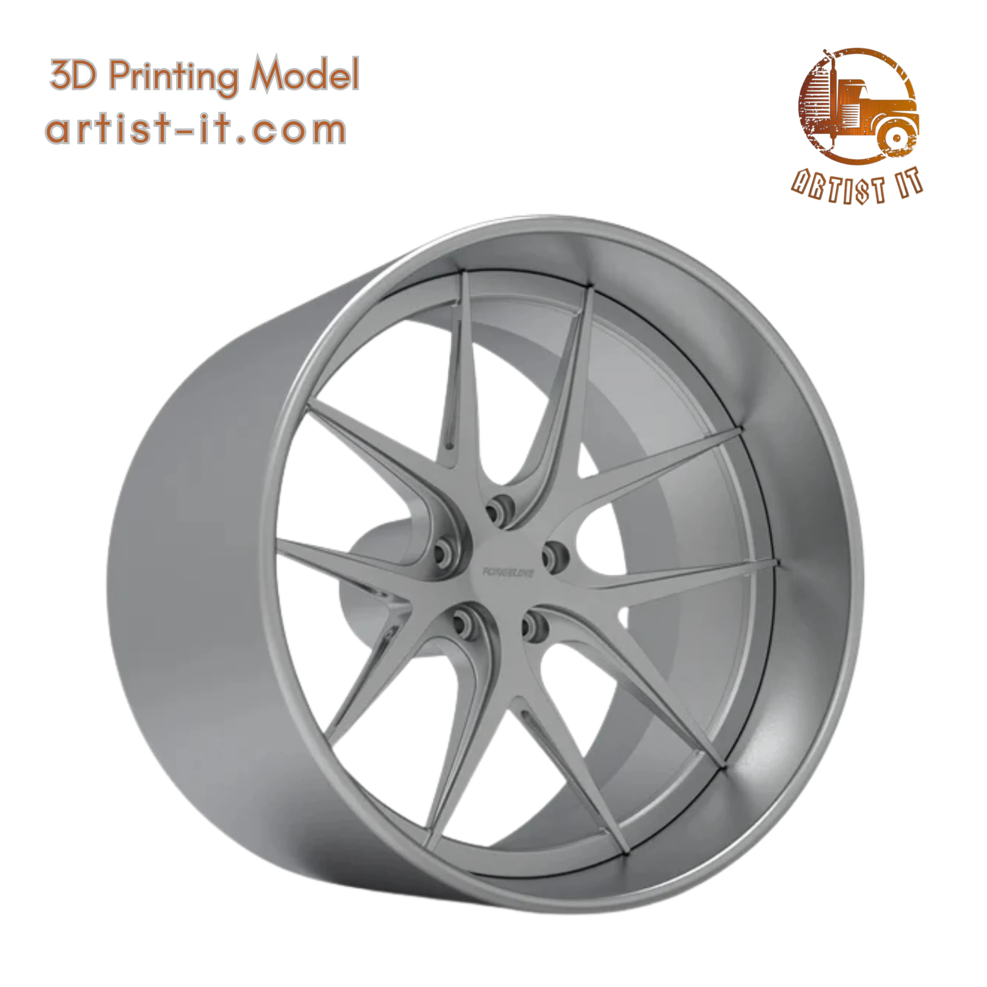 FORGELINE VX3C CONCAVE WHEEL 3D PRINT MODEL 3D Print Model .c4d .max .obj .3ds .fbx .stl .blend 