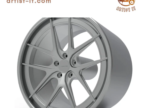 FORGELINE VX3C-SL STEPPED LIP WHEEL 3D PRINT MODEL 3D Print Model