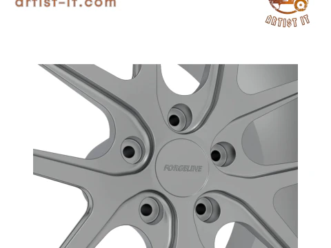 FORGELINE VX3C-SL STEPPED LIP WHEEL 3D PRINT MODEL 3D Print Model