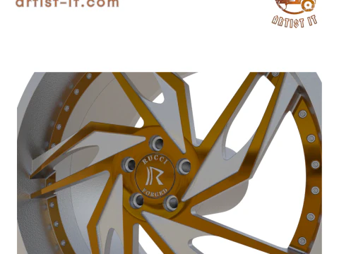 RUCCI FORGED breitling WHEEL 3D PRINT MODEL 3D Print Model