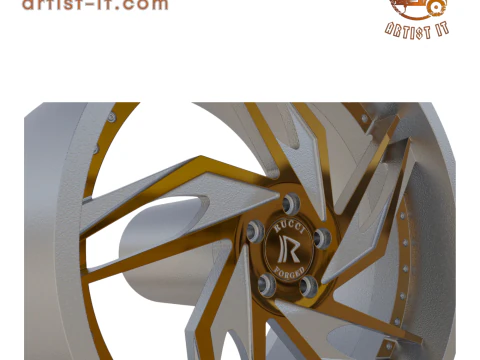 RUCCI FORGED breitling WHEEL 3D PRINT MODEL 3D Print Model