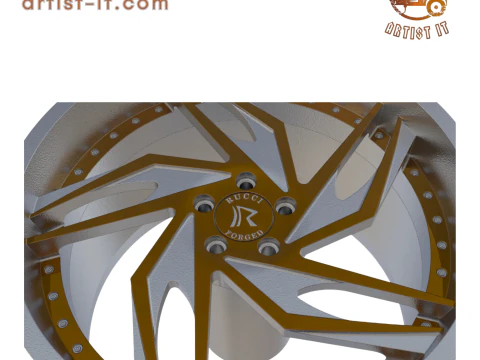 RUCCI FORGED breitling WHEEL 3D PRINT MODEL 3D Print Model