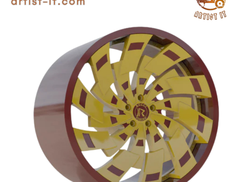 RUCCI FORGED fam WHEEL 3D PRINT MODEL 3D Print Model