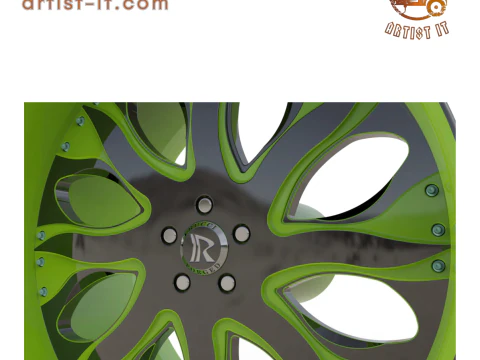 RUCCI FORGED FORZA WHEEL 3D PRINT MODEL 3D Print Model
