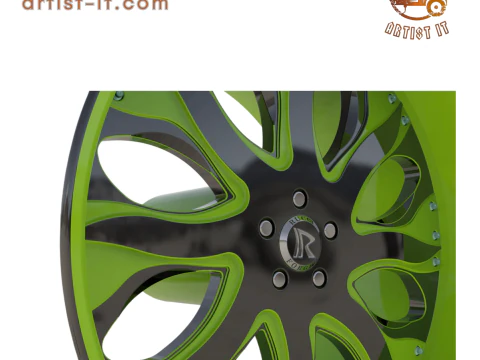 RUCCI FORGED FORZA WHEEL 3D PRINT MODEL 3D Print Model