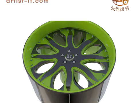 RUCCI FORGED FORZA WHEEL 3D PRINT MODEL 3D Print Model